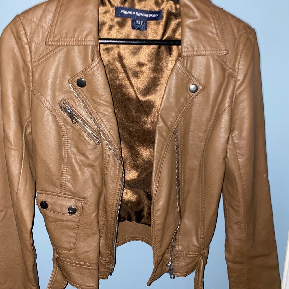 Faux Leather Jacket